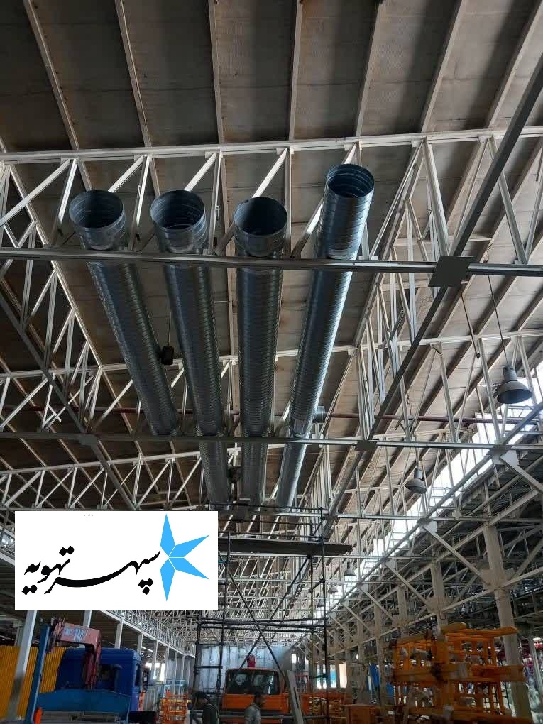 كاربرد كانال كشي اسپيرال در صنايع مختلف:چوب بري ,انتقال مواد,انتقال دود,جمع آوري گرد و غبار و...